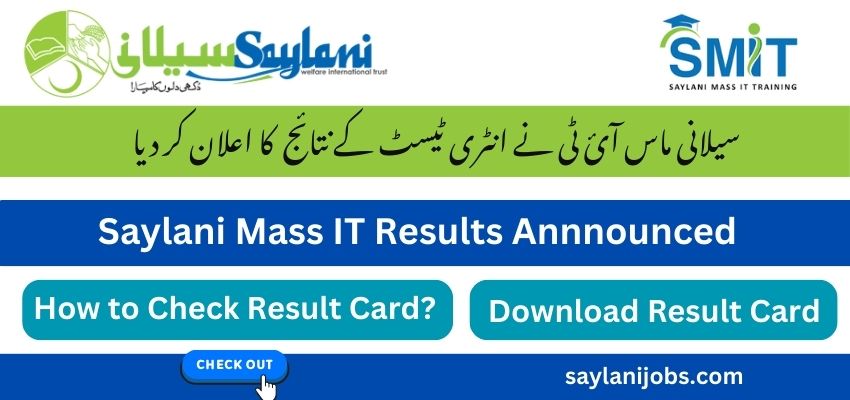 SMIT Result Saylani Mass IT Online Check
