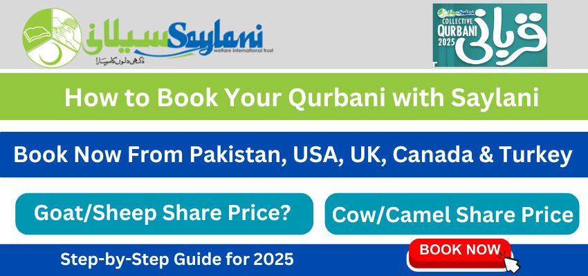 How to Book Your Qurbani with Saylani | Step-by-Step Guide for 2025