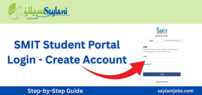 SMIT Student Portal Login - Create Account
