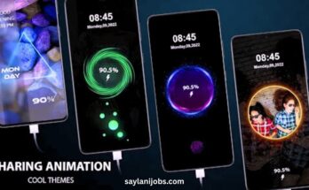 Phone Battery Charging Photo Animation