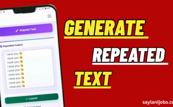 How to Generate Repeat Text